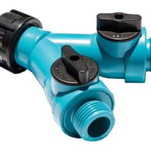 Poly Dual Outlet Adaptor (2 / Plastic - Blue And Black)