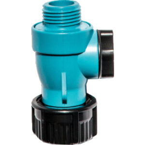 Poly Single Outlet Adaptor (1 / Plastic - Blue And Black)