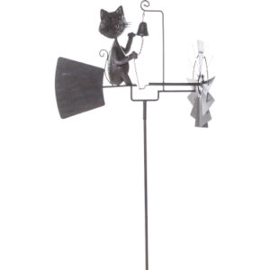 60" H Cat Windmill Stake