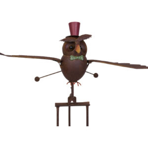 62" Elegant Owl Rocking Bird Garden Stake