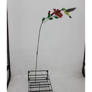 42.5" Hummingbird Rose Stake