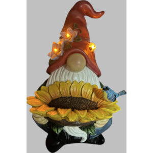 14.2" Gnome Bird Feeder Resin
